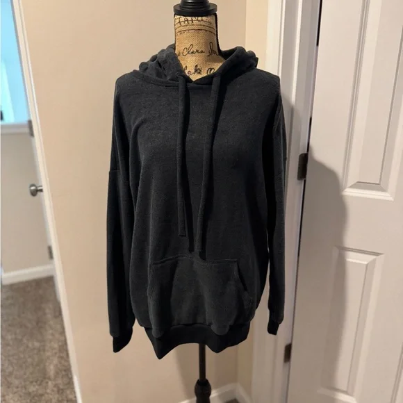 Soft Serve Clothing black/Charcoal Hoodie - Picture 1 of 2